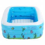 Baby Inflatable Swimming Pool For Summer Kids Game Pool Fencing For Children Portable Bath Tub Baby Miniplayground 105x85x43cm