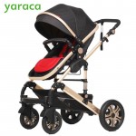 Baby Stroller High Landscape Trolley Baby Car Wheelchair 2 in 1 Prams For Newborns Baby Portable Bassinet Folding Baby Carriage