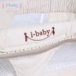 i-baby Portable Baby Carrycot Easy Carry Travel Bassinet Infant Cot Cradle Baby Crib Folding Cotbed Sleeping Basket Baby Bedding