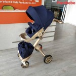 Luxury Baby Stroller 2 in 1 Baby Pram Pushchair Baby Trolley Lightweight Stroller For Babies Travel System Pram carrinho de bebe