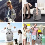 LAND Large Baby Diaper Bag Travel Backpack Maternity Baby Nappy Bag For Parents bolsa maternidade Stroller Bags with Hook Hanger