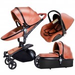 Baby Stroller 3 in 1 Car Seat High View Pram For Newborns Folding Baby Carriage 360 Degree Rotation Travel System Baby Trolley