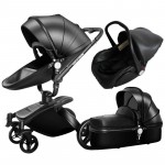 Baby Stroller 3 in 1 Car Seat High View Pram For Newborns Folding Baby Carriage 360 Degree Rotation Travel System Baby Trolley