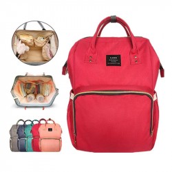 LAND Mommy Diaper Bag Large Capacity Baby Nappy Bags Desiger Nursing Bag Fashion Travel Backpack Baby Care Bebek Bag For Mom Dad