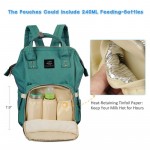 LAND Mommy Diaper Bag Large Capacity Baby Nappy Bags Desiger Nursing Bag Fashion Travel Backpack Baby Care Bebek Bag For Mom Dad