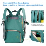 LAND Mommy Diaper Bag Large Capacity Baby Nappy Bags Desiger Nursing Bag Fashion Travel Backpack Baby Care Bebek Bag For Mom Dad