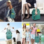 LAND Mommy Diaper Bag Large Capacity Baby Nappy Bags Desiger Nursing Bag Fashion Travel Backpack Baby Care Bebek Bag For Mom Dad