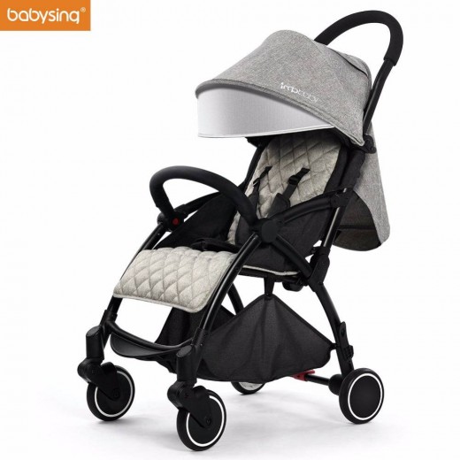 Babysing Lightweight Baby Stroller Suitable for Spring Summer Foldable Travel Umbrella Pram Easy to Put Into Airplane and Train