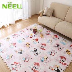 Soft puzzle crawling pad foam floor mat moistureproof non-toxic rug for kids bedroom living room gym playing mat 30*30cm 9Pcs