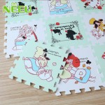 Soft puzzle crawling pad foam floor mat moistureproof non-toxic rug for kids bedroom living room gym playing mat 30*30cm 9Pcs