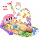 Baby Gym Mat Children Carpet Multifunction Piano Music Rattle Baby Playmat Activity Mat Newborn Game 0-24 Months Educational Toy