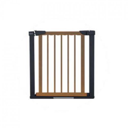 Hk free solid wood  child gate fence baby gate barrier stair protection gate pet 75-82cm 3 colors