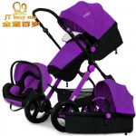 RU free ship!  10USD COUPON !Original Baby Strollers 3 In 1 Carriage Super Light Car High Landscape Ultra Convenience To Travel