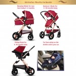 RU free ship!  10USD COUPON !Original Baby Strollers 3 In 1 Carriage Super Light Car High Landscape Ultra Convenience To Travel
