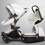 Aulon. Reviews of the stroller transformer 3 in 1 Aulon, stroller 3 in 1, aulon eco-leather, baby seat, with free delivery.