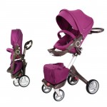 Luxury Baby Stroller High Landscape Portable Baby Carriages Folding Prams For Newborns Travel System 2 in 1
