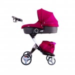 Luxury Baby Stroller High Landscape Portable Baby Carriages Folding Prams For Newborns Travel System 2 in 1