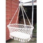 Indoor garden wind baby cradle outdoor leisure baby hammock  KIDS swinging hanging bed for children White color