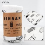 AINAAN Swaddle Muslin Cotton  Baby Swaddles For Newborn Baby Blankets Gauze Bath Towel