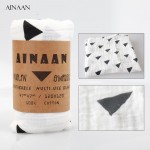AINAAN Swaddle Muslin Cotton  Baby Swaddles For Newborn Baby Blankets Gauze Bath Towel