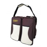 Multi-function foldable portable portable crib bed bed large capacity mummy bag shoulder baby bag travel bed^