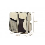 Multi-function foldable portable portable crib bed bed large capacity mummy bag shoulder baby bag travel bed^