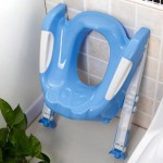 Baby Toilet Seat Baby Folding Potty Trainer Seat Chair Step With Adjustable Ladder Child Potty Seat Toilet With Free Brush