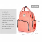 New Diapering Diaper Bag Change Pad Hooks Tissue Box Mummy Nappy Bag Large Capacity Baby Bag Travel Backpack Mummy Backpacks