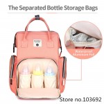 New Diapering Diaper Bag Change Pad Hooks Tissue Box Mummy Nappy Bag Large Capacity Baby Bag Travel Backpack Mummy Backpacks