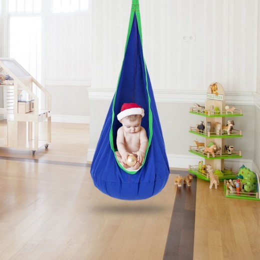 Baby Swing Sleeping Bag Kids Pod Swing Chair Cushion Indoor Outdoor Hammock Foldable Hanging Hammock Chair Swing Seat
