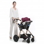 Baby Stroller 3 in 1 High Landscape Baby Carriages For Kids With Baby Car Seat Prams For Newborns Pushchair Baby Car