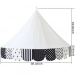 Children's Tent Cotton Play Tent For Kids Canopy Bed Curtains For Baby Room Decoration Tipi Teepe For Infant