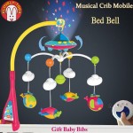 LovelyToo Baby Toys Bed Bell 0-12 Months Animal Musical Crib Mobile Hanging Rattles Newborn Early Learning Kids Toy