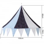 Children's Tent Baby Play Tent For Kids Cotton Canvas Tipi Indoor Teepees For Children Playhouse For Kids White And Pink Color