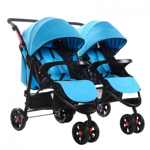 splittable twins baby stroller sitting lying folding two seat stroller double seat baby infant buggy