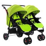 splittable twins baby stroller sitting lying folding two seat stroller double seat baby infant buggy