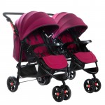 splittable twins baby stroller sitting lying folding two seat stroller double seat baby infant buggy