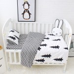 5 Pcs Baby Bedding Set Cute Pattern Cotton Cot Bedding Set For Children Including Baby Bed Sheet Quilt Pillow With Filler