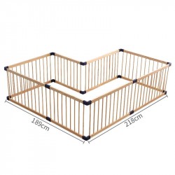 Solid wood gate baby playpen export no smell health baby fence Children's game fence Many Size