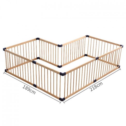 Solid wood gate baby playpen export no smell health baby fence Children's game fence Many Size