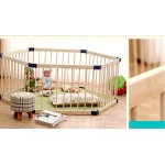 Solid wood gate baby playpen export no smell health baby fence Children's game fence Many Size