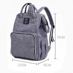 QIMIAOBABY Maternity Backpack Diaper Bag Mommy Baby Changing Nappy Bags Baby Stroller Waterproof Bag Travel Backpack Bolso