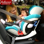 Brand baby car seat  EU belecoo car seat with child safety seat 0-6 year old baby lying isofix interface two face with base gift