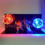 Dragon Ball Z Vegeta Son Goku Super Saiyan Led Lighting Lamp Bulb Anime Dragon Ball Z Vegeta Goku DBZ Led Lamp Nightlight