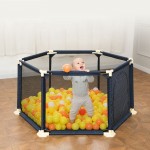 Baby Playpen Portable Plastic Fencing For Children Folding Baby Safety Fence Barriers For Securitis Ball Pool For Child