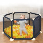 Baby Playpen Portable Plastic Fencing For Children Folding Baby Safety Fence Barriers For Securitis Ball Pool For Child