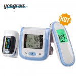 Yongrow Digital Fingertip Pulse Oximeter SpO2 Wrist Blood Pressure Monitor Ear Infrared Thermometer Family Health Care Oxygen PR