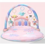 Karchibate Baby Kick & Play Activity Gym Mat Dinosaur House Piano Musical Fitness Toys Outdoor/Indoor Crawl Game Blanket Playmat