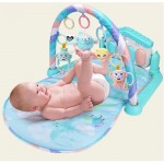 Karchibate Baby Kick & Play Activity Gym Mat Dinosaur House Piano Musical Fitness Toys Outdoor/Indoor Crawl Game Blanket Playmat