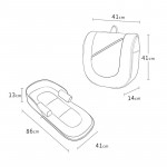 Multi-function Mummy Maternity Nappy Bag Backpack Foldable Portable Baby Crib Co-Sleepers For Newborn Folding Bed Cot For Travel